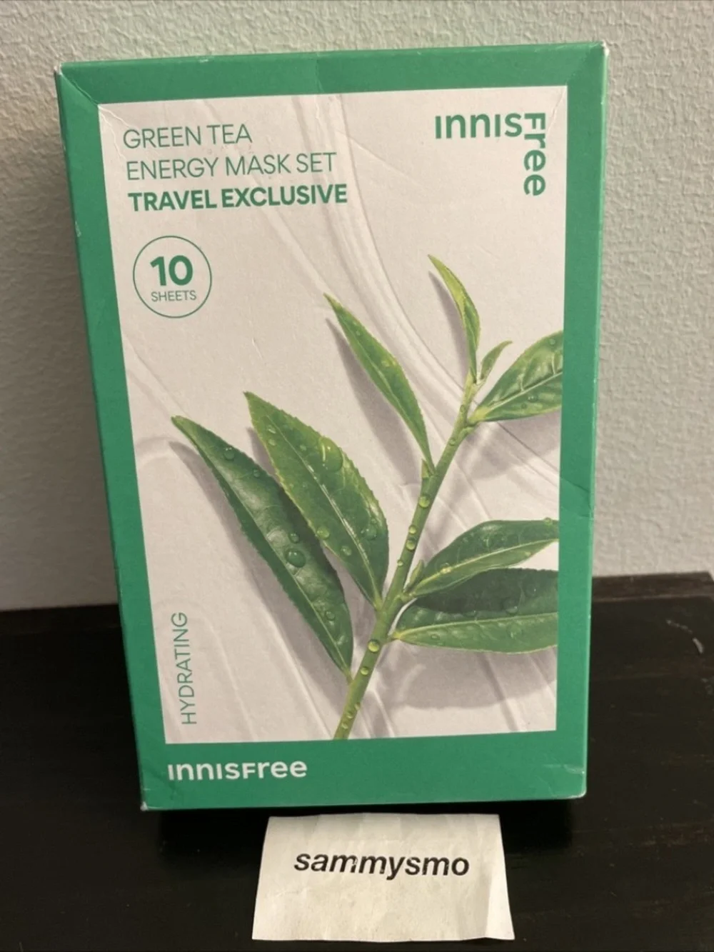 INNISFREE Green Tea Energy Mask Set of 10 sheets, exp 2028